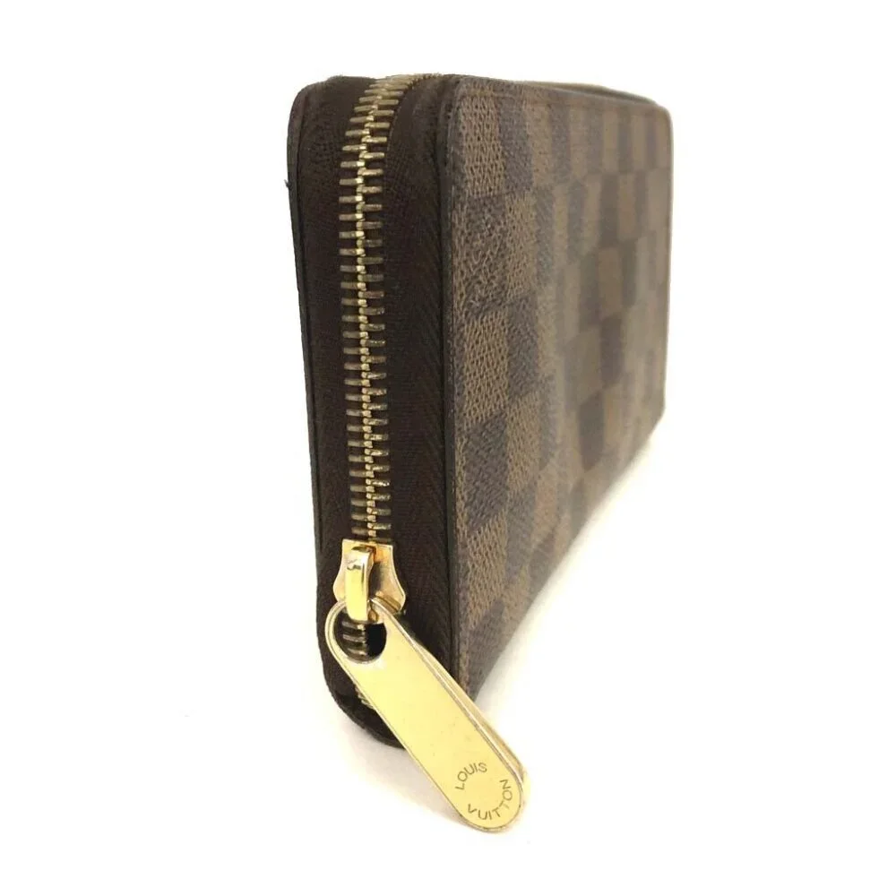 ❌SOLD❌Authentic Louis Vuitton Damier Ebene Zippy Zip Around Trifold Long Wallet - Picture 4 of 10